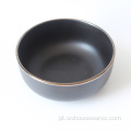 Dinneret de placa redonda de utensílios de mesa cerâmica de grés
